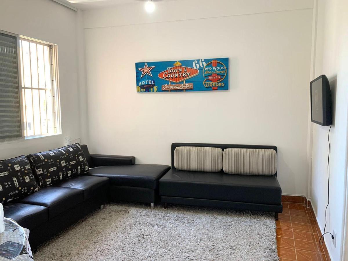 Seu Ap Na Praia Lejlighed São Vicente Eksteriør billede