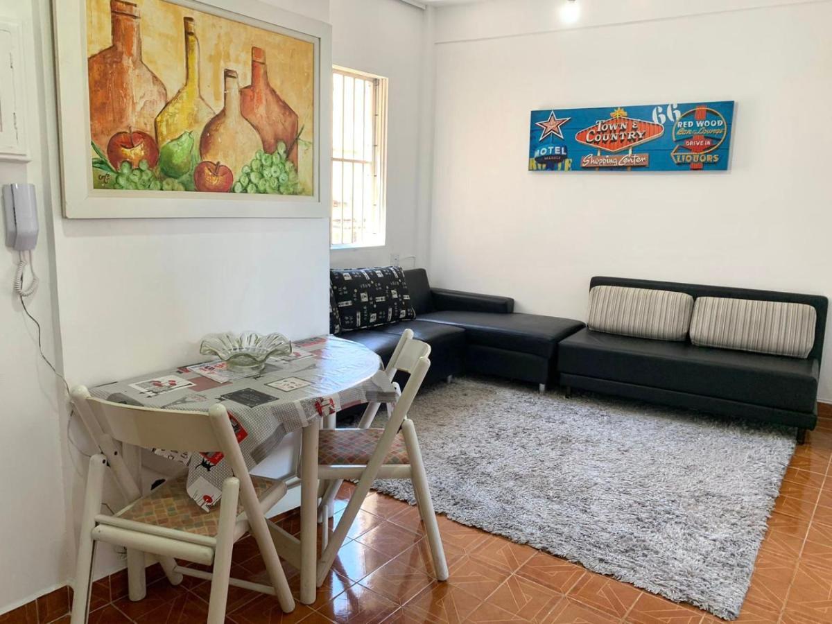 Seu Ap Na Praia Lejlighed São Vicente Eksteriør billede